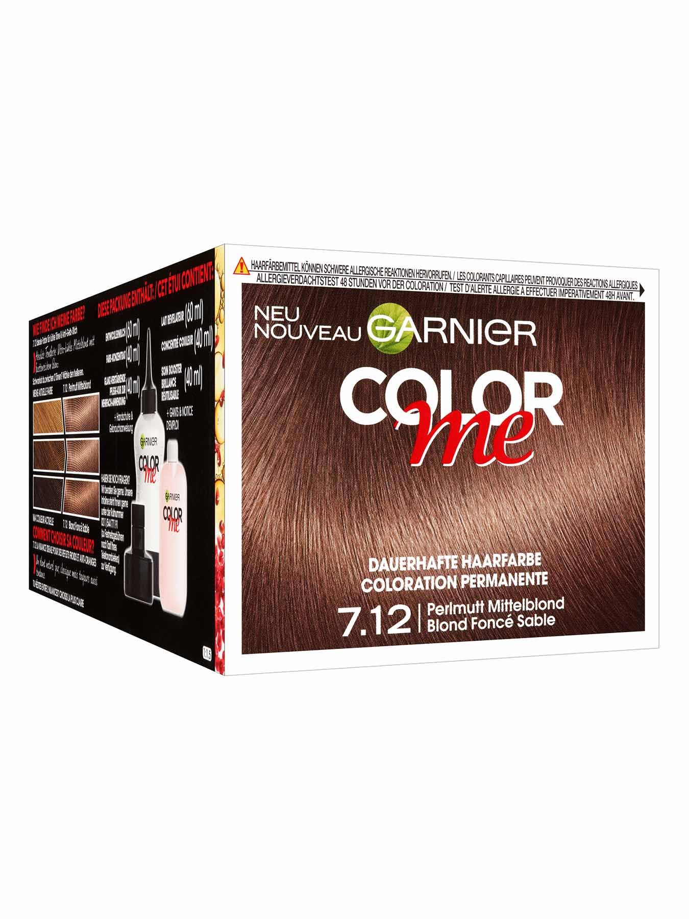 7-12-Perlmutt-Mittelblond-Dauerhafte-Haarfarbe-Color-Me-1Stk-Vorderseite-Garnier-Deutschland-gr